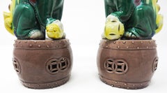 Ceramic Chinese Guardian Foo Dogs