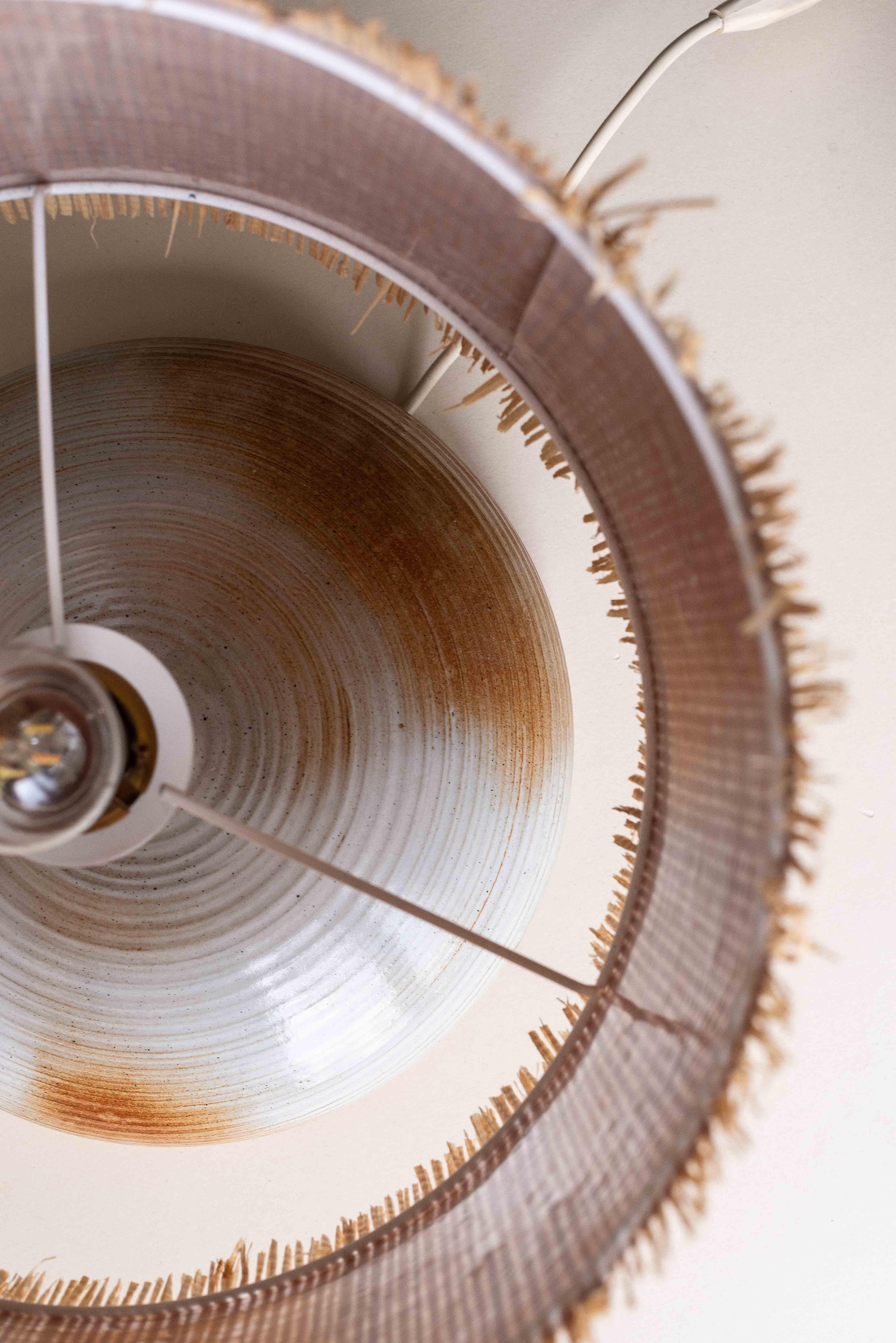 Ceramic Clay Table Lamp, Atelier Grès du Marais, France 1960s 4