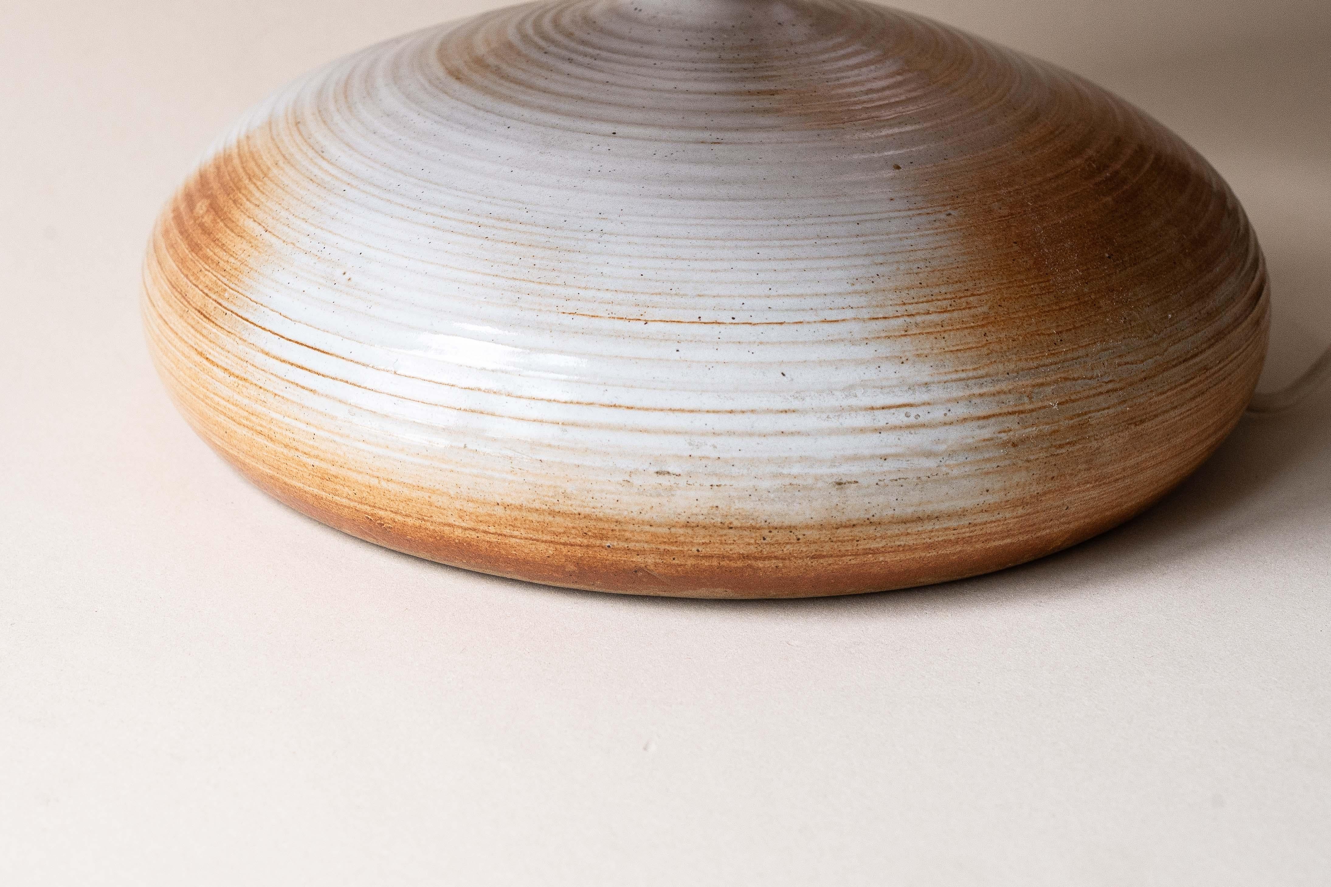 Ceramic Clay Table Lamp, Atelier Grès du Marais, France 1960s 2