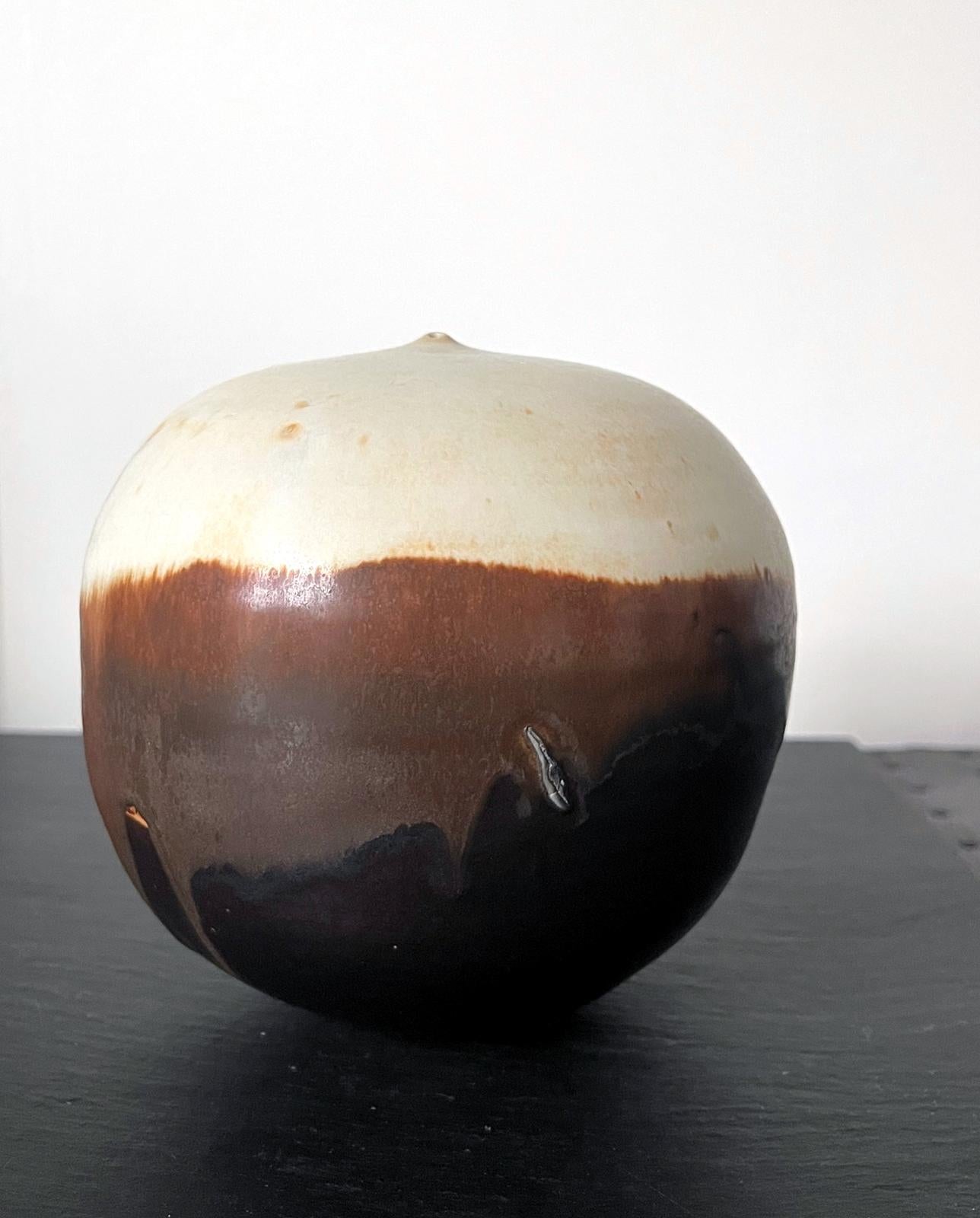 American Ceramic Closed Form Pot by Toshiko Takaezu