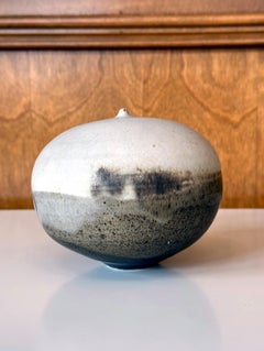 Ceramic Closed Form Sculpture by Toshiko Takaezu