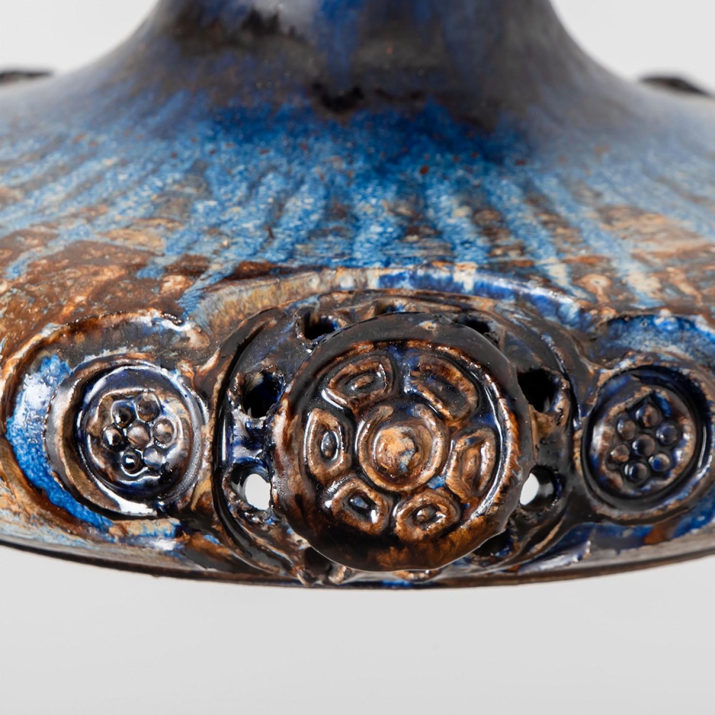 Autre Lights en céramique Cobalt, Danemark, 1970 en vente