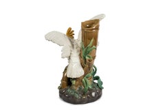 Ceramic Cockatoo, Brownfield and Sons, circa 1880