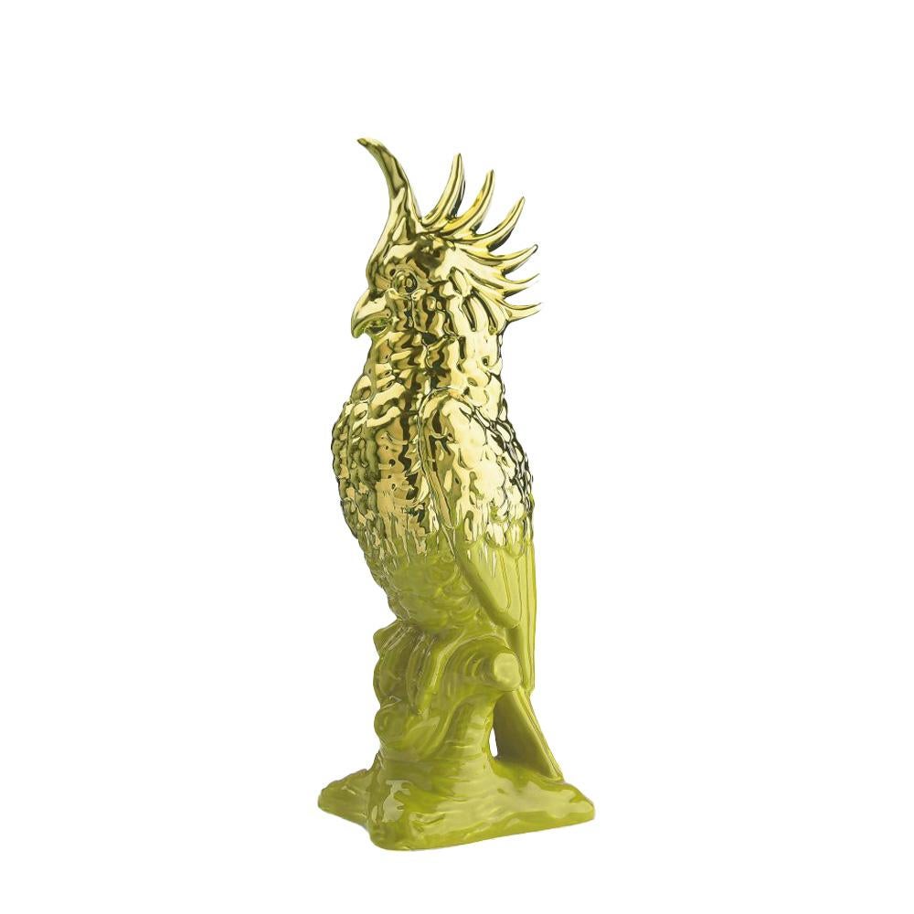 Kakadu-Papagei-Skulptur aus Keramik von Marioni (21. Jahrhundert und zeitgenössisch) im Angebot