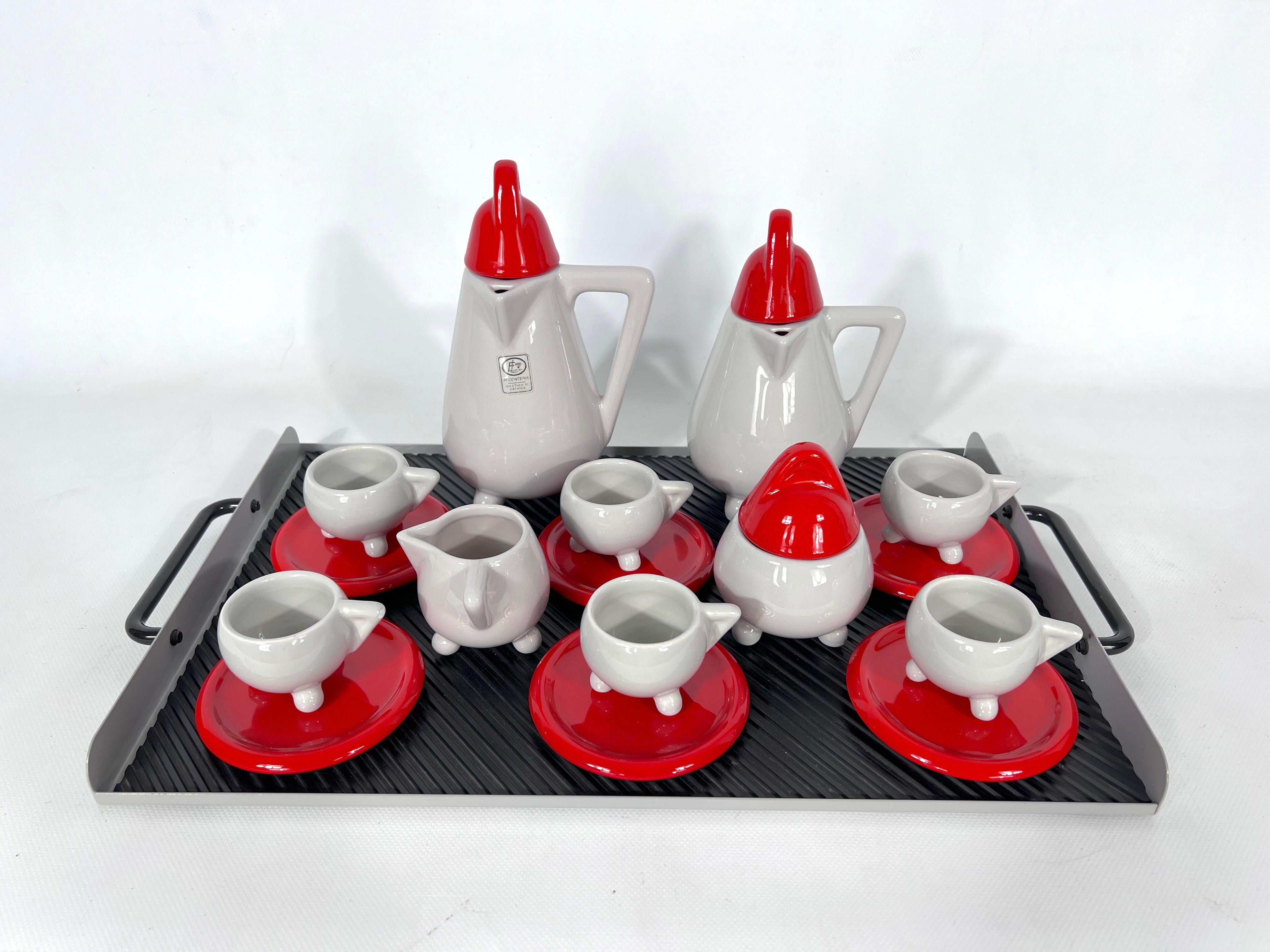 milano collection tea set