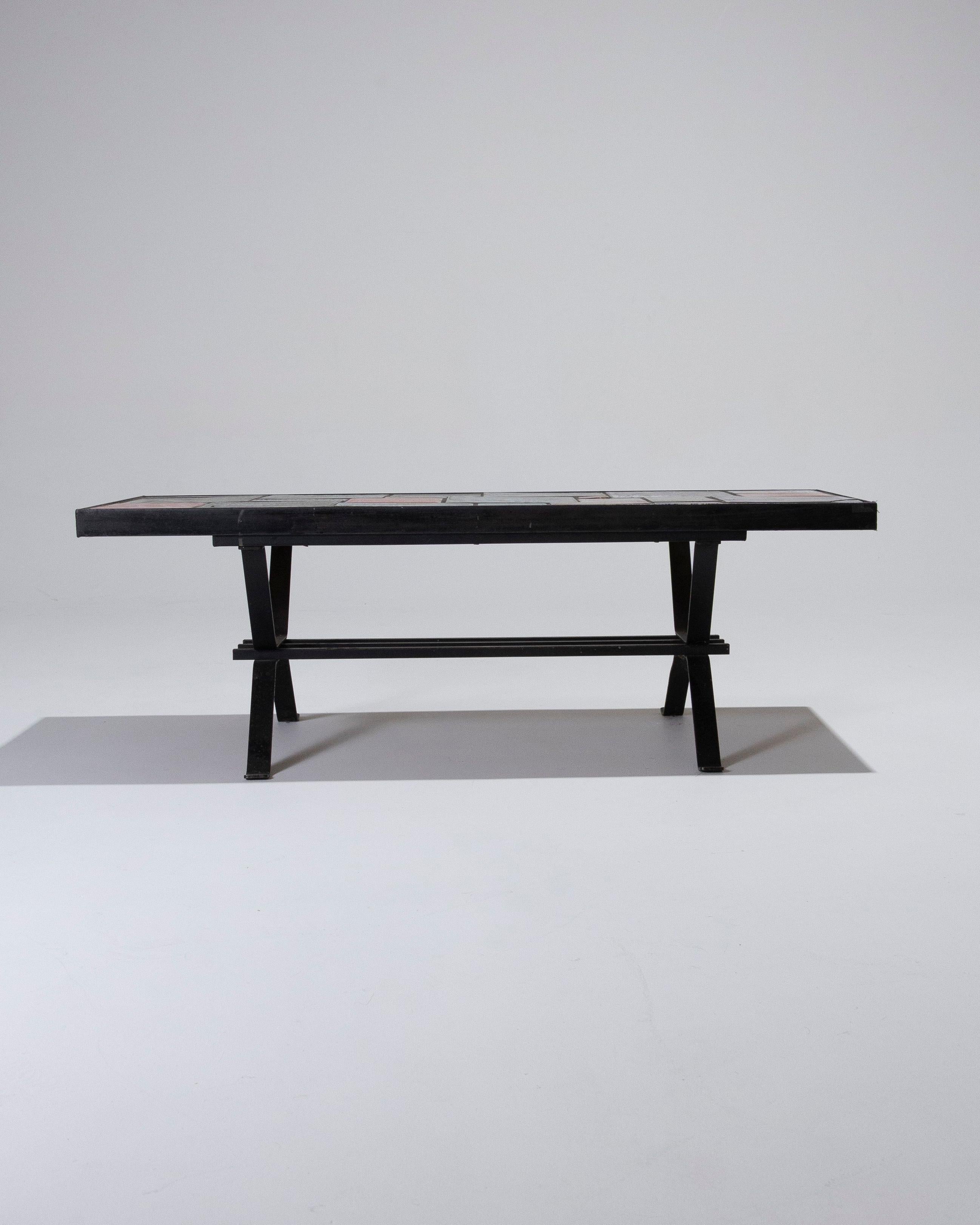 Table basse en céramique, années 1960 Bon état - En vente à PARIS, FR