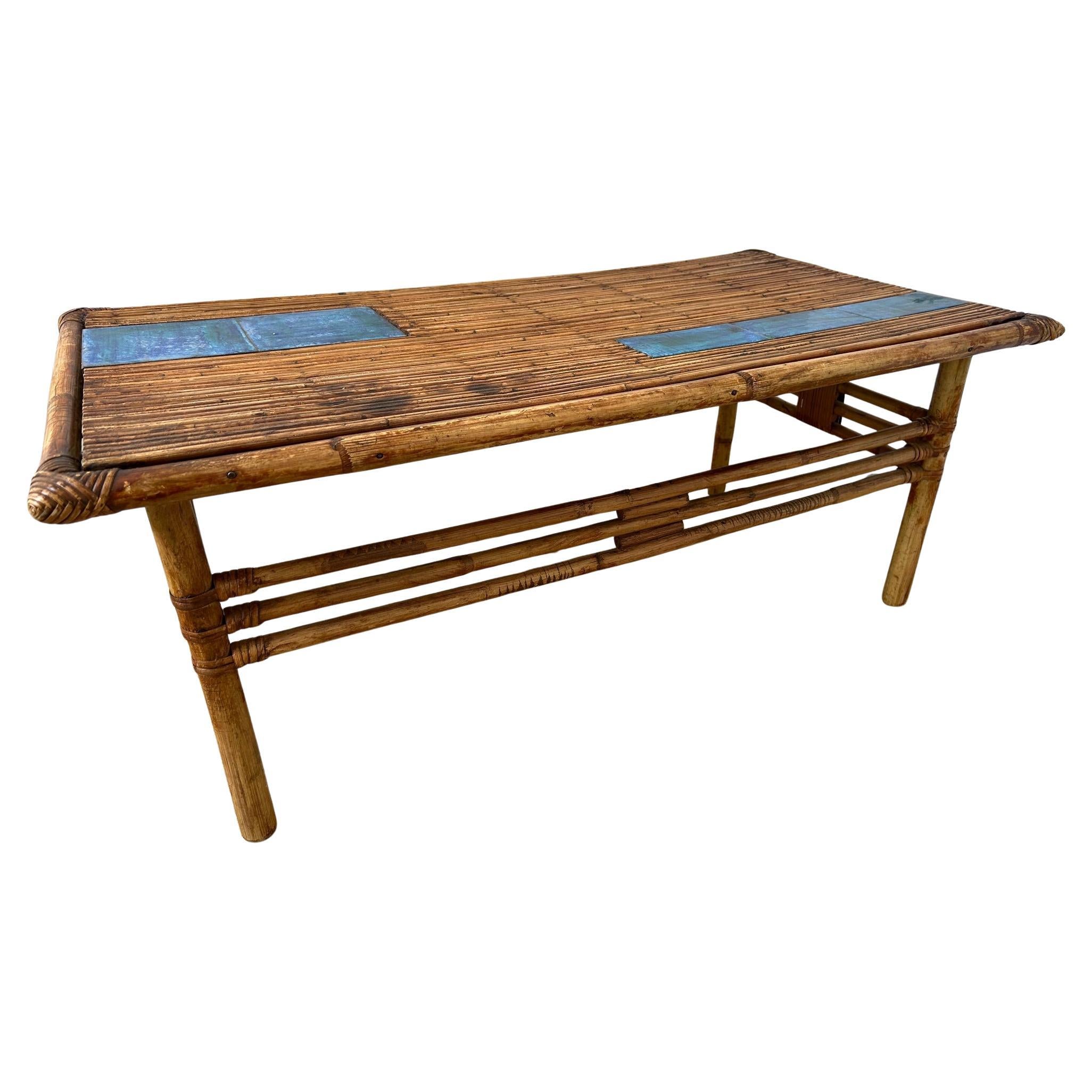 Ceramic Coffee Table by Cloutier, France, Circa 1960s For Sale