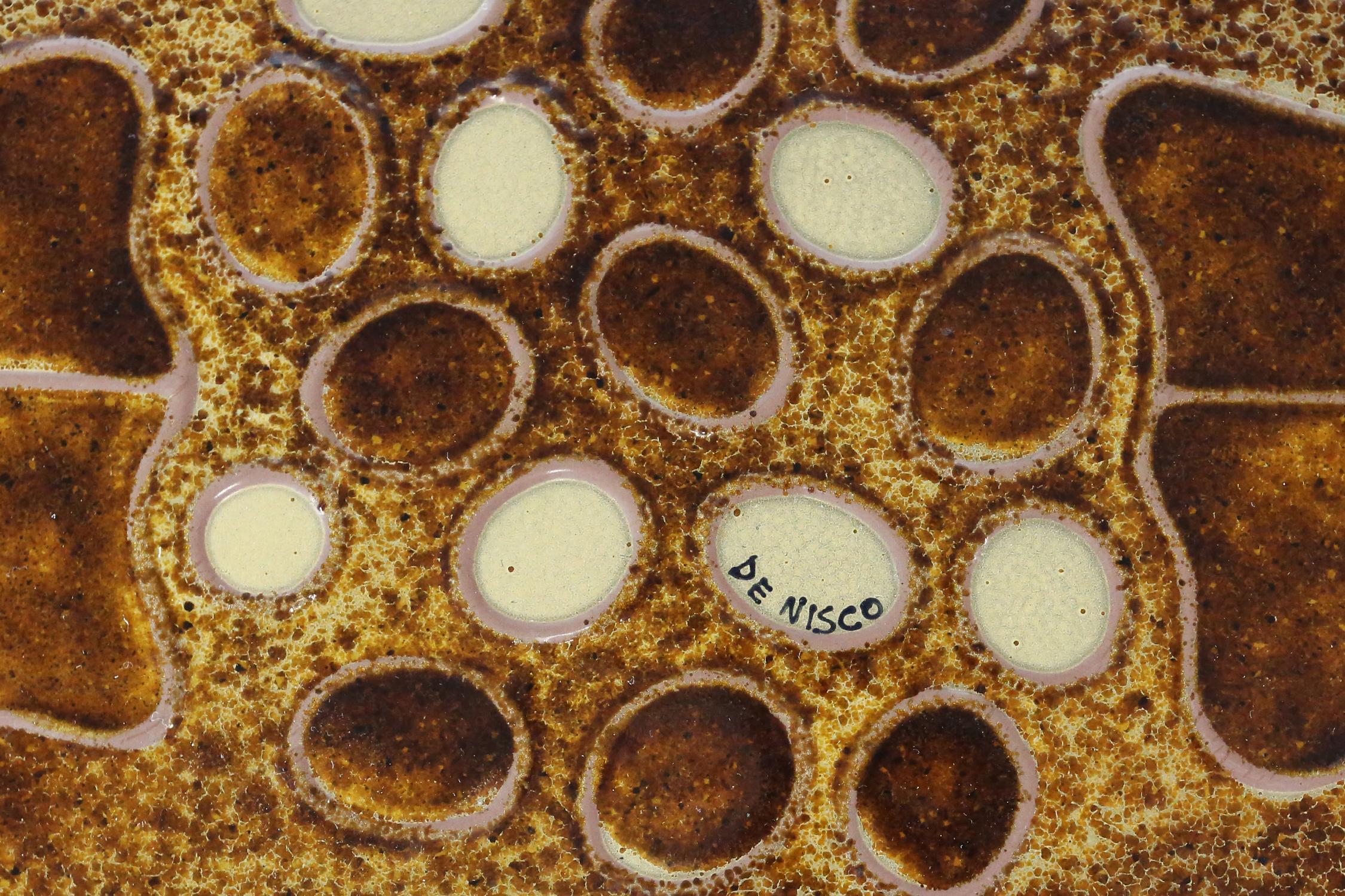 Italian Ceramic Coffee Table by Denisco, Italy 1970s