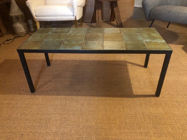 Ceramic Coffee Table By Les 2 Potiers For Sale At 1stdibs