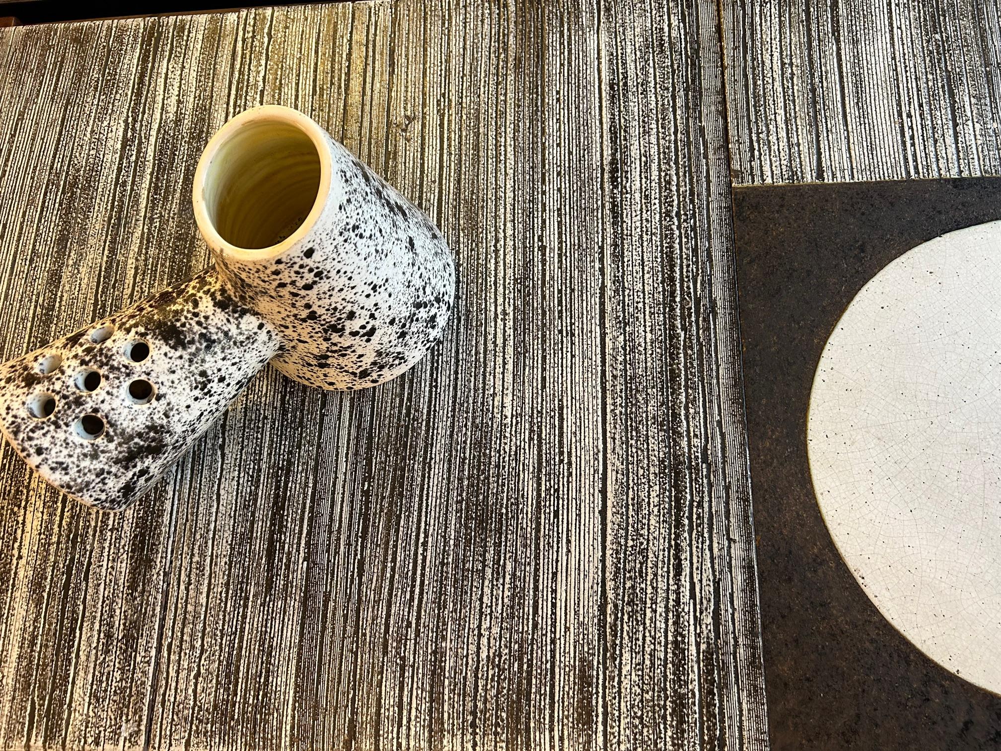 Francese Tavolino in ceramica di Les 2 Potiers, Francia, anni '70 in vendita
