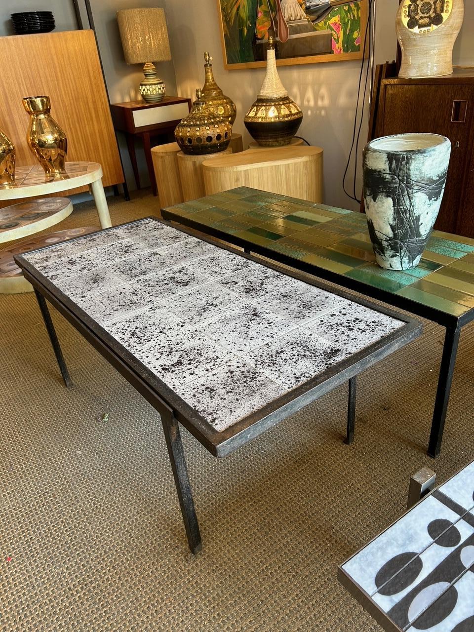 Couchtisch aus Keramik von Mado Jolain, Frankreich, 1960er Jahre (Moderne) im Angebot