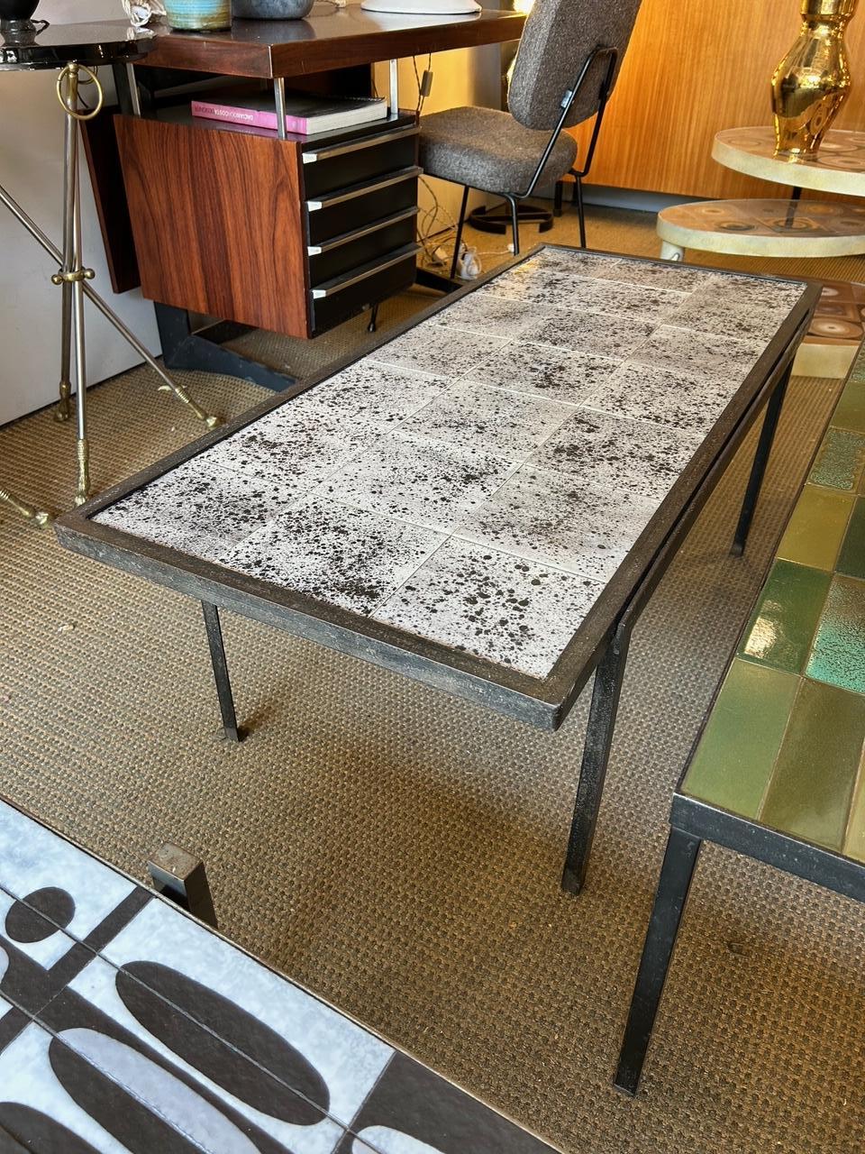 Couchtisch aus Keramik von Mado Jolain, Frankreich, 1960er Jahre (Französisch) im Angebot