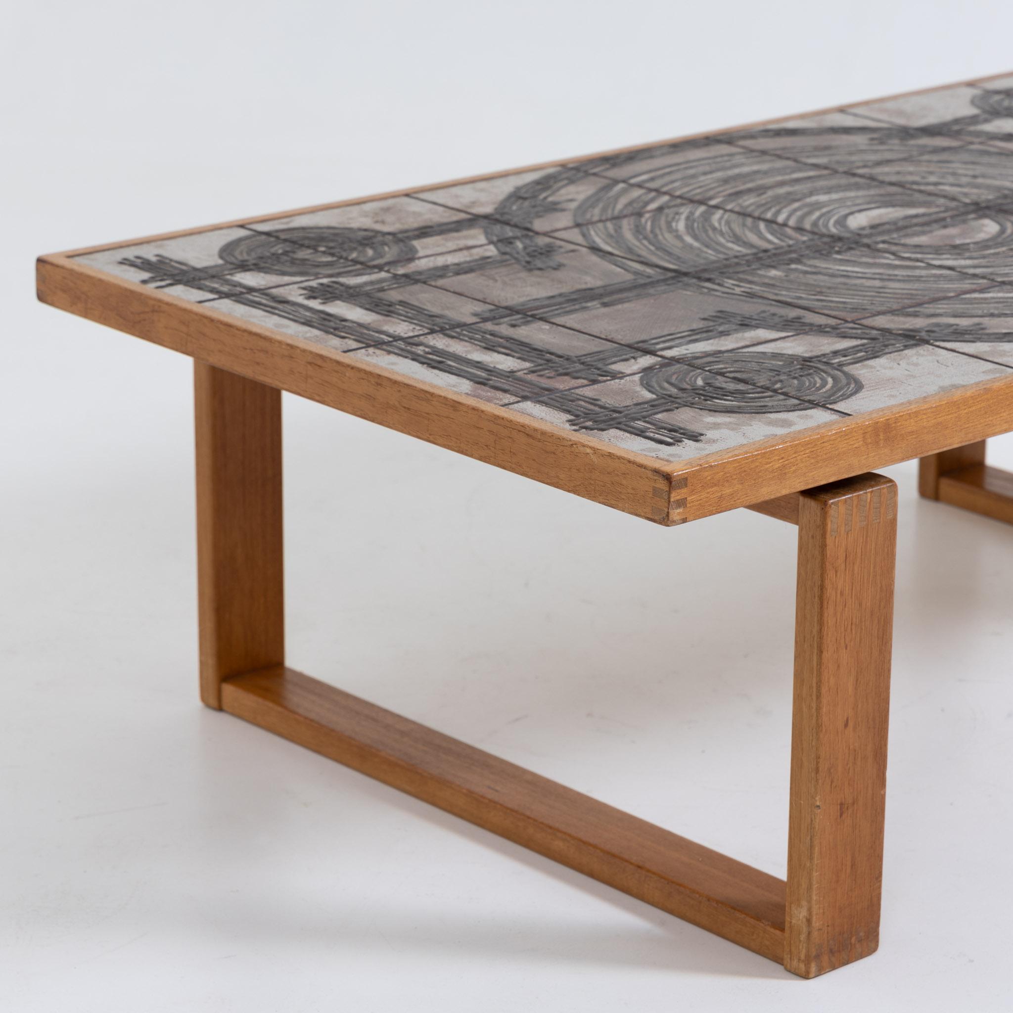 Ceramic Coffee Table by Ox-Art for Trioh, Denmark 1977 3