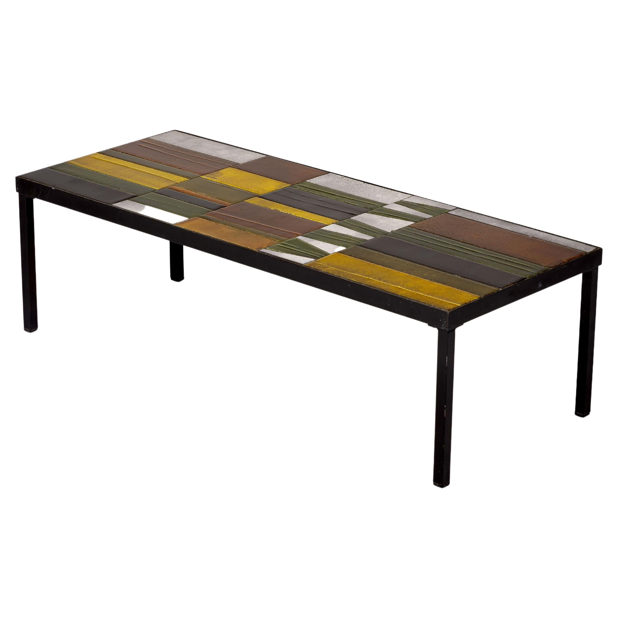 Ceramic Coffee Table By Roger Capron, 1960s