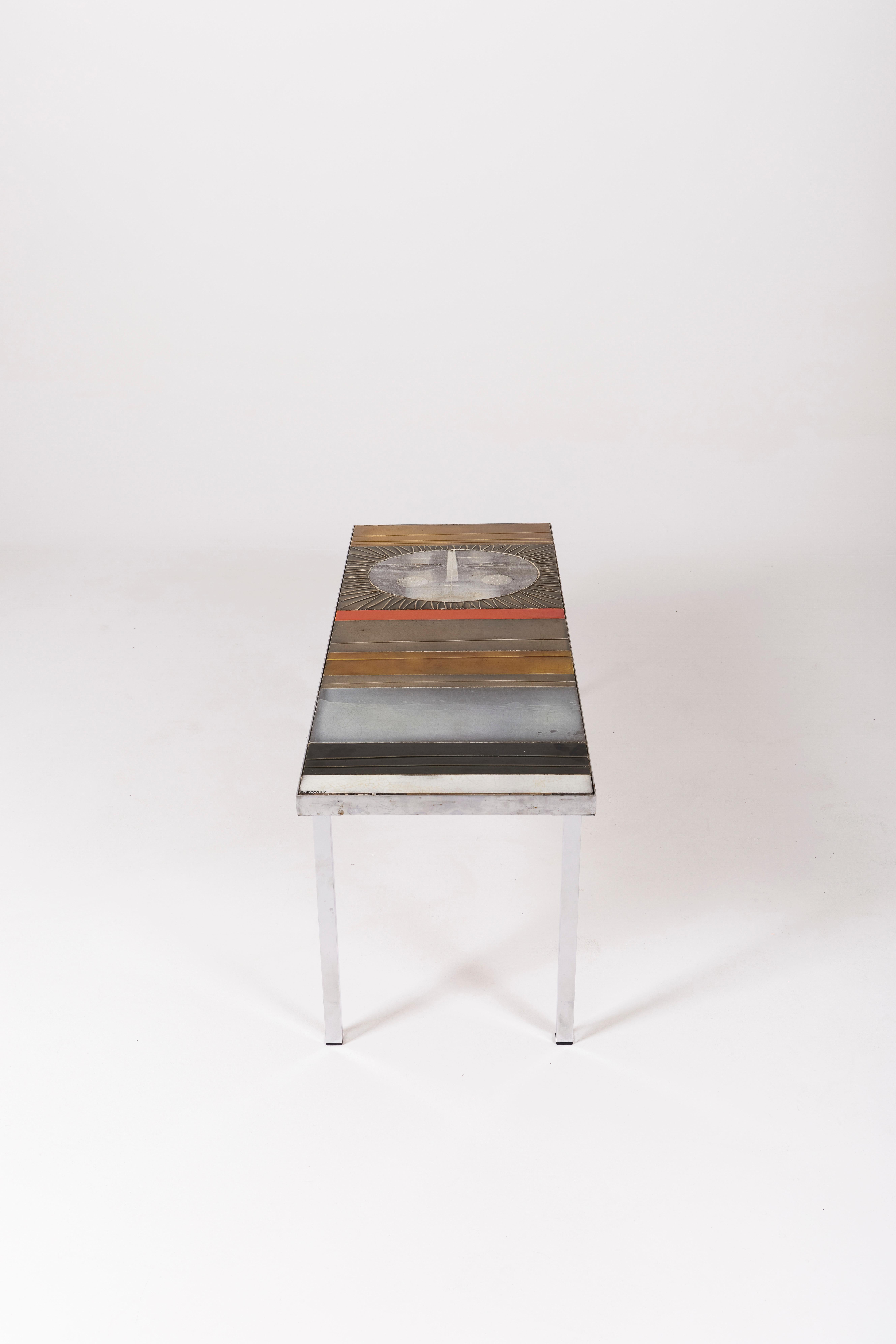 Ceramic coffee table by Roger Capron 2