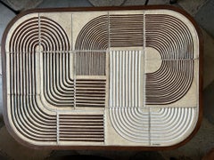 Table basse en céramique de Roger Capron, France, années 1960