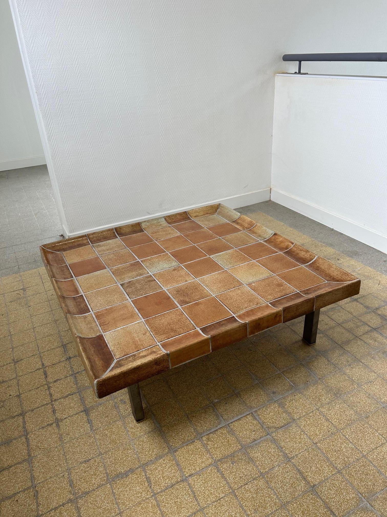 Tavolino in ceramica di Roger Capron, Francia, anni '60 circa in vendita 4
