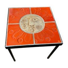 Ceramic Coffee Table by Roger Capron, France, Circa 1960s