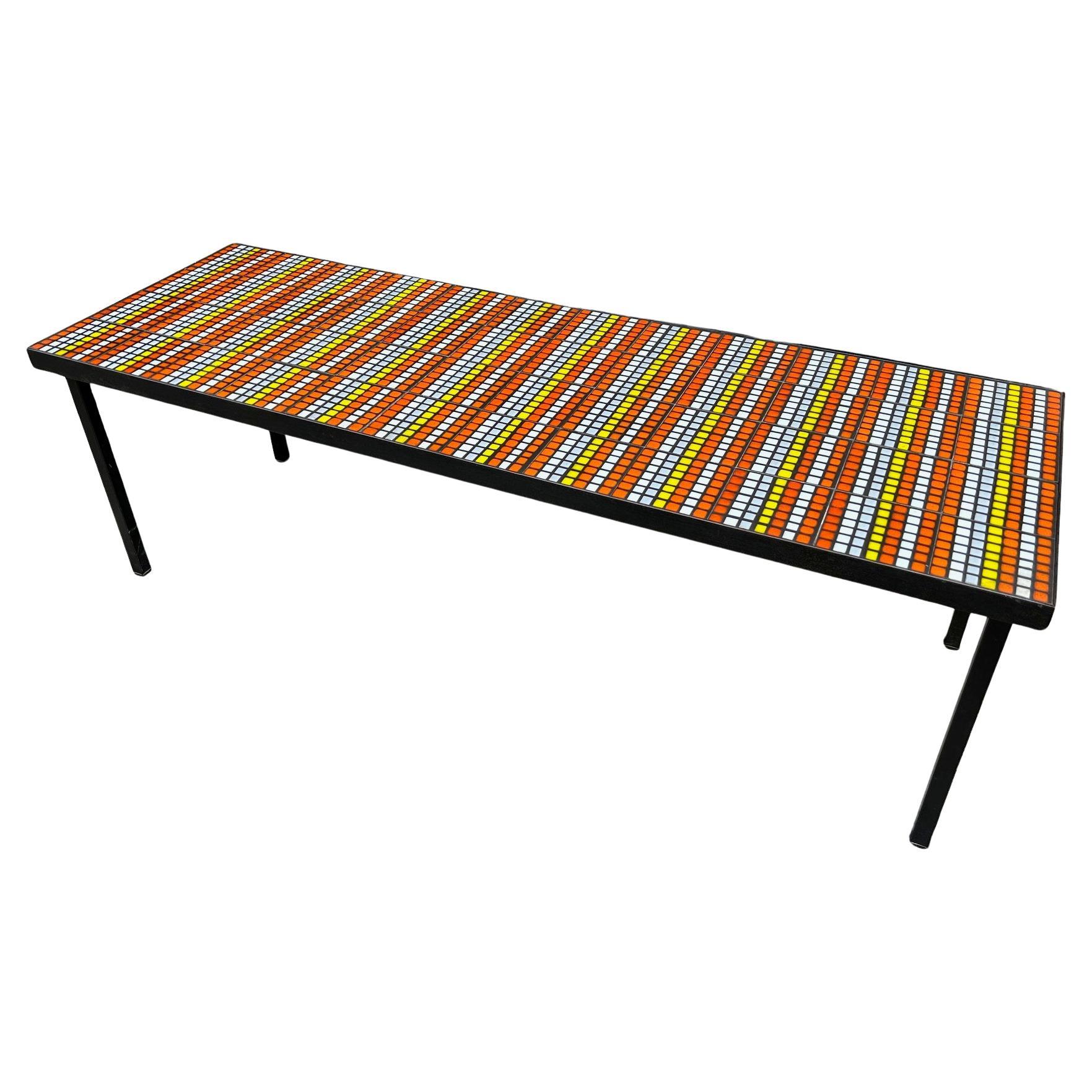 Tavolino in ceramica di Roger Capron, Francia, anni '60 circa