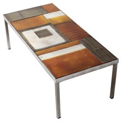 Table basse en céramique de Roger Capron France Table basse en céramique de Roger Capron France