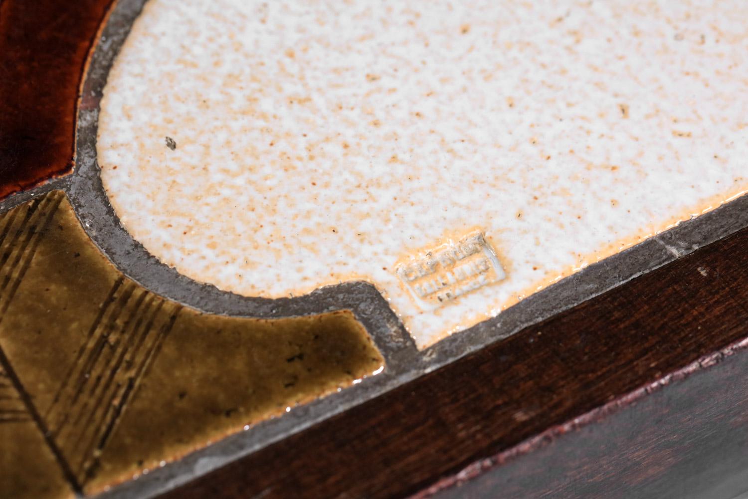 Table basse Roger Capron de Vallauris - fleur des années 60 en vente 2