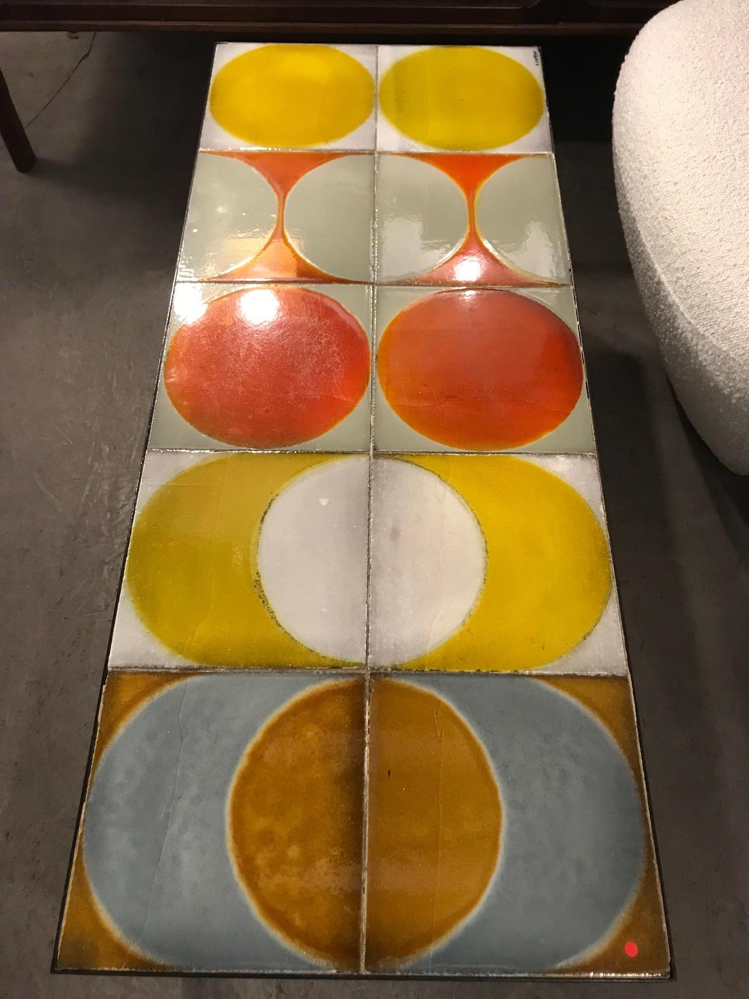 Tavolino in ceramica di Roger Capron, Vallauris, Francia, anni '1960 in vendita 6