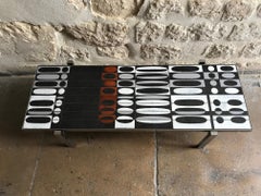 Table basse en céramique de Roger Capron, Vallauris, France, années 1960