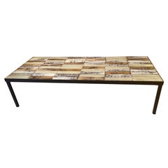 Table basse en céramique de Roger Capron, Vallauris, France, années 1960
