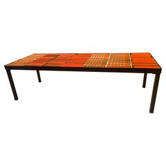 Table basse en céramique de Roger Capron, Vallauris, France, années 1960
