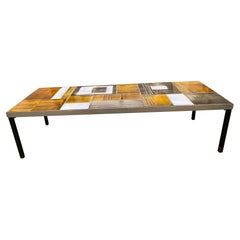 Table basse en céramique de Roger Capron, Vallauris, France, années 1960