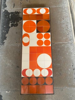 Table basse en céramique de Roger Capron, Vallauris, France, années 1970