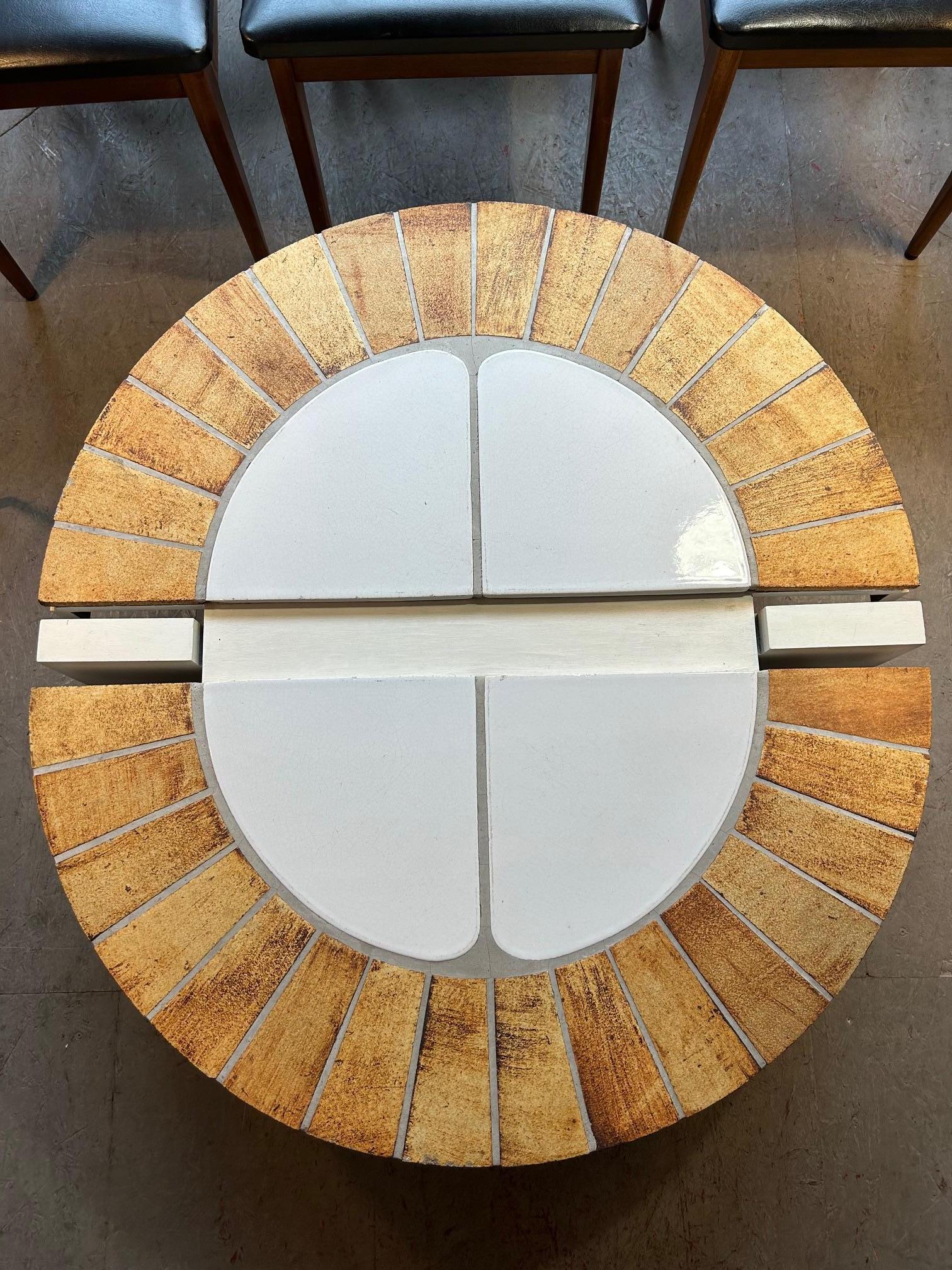 Table basse Eucalyptus de Roger Capron, Vallauris, France, 1970 en vente 4