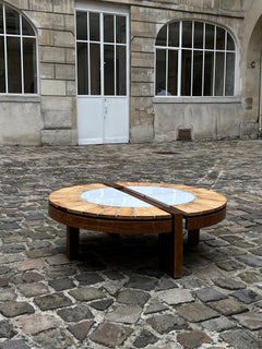 Table basse Eucalyptus de Roger Capron, Vallauris, France, 1970