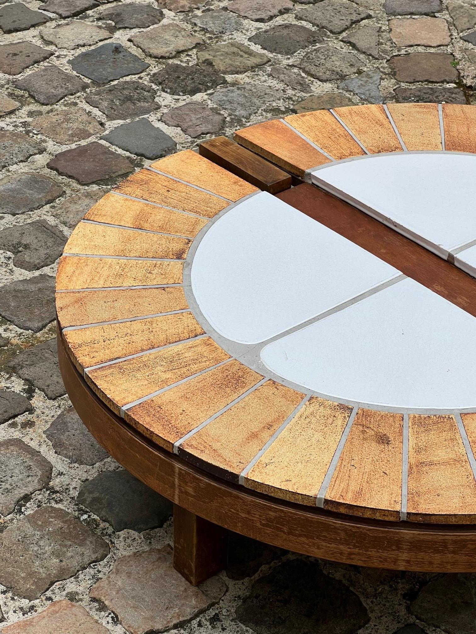Table basse Eucalyptus de Roger Capron, Vallauris, France, 1970 en vente 2
