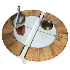Tavolino in ceramica "Eucalyptus" di Roger Capron, Vallauris, Francia, anni '70