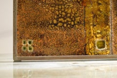 Keramischer Couchtisch aus Lavastein von Robert und Jean Cloutier Frères