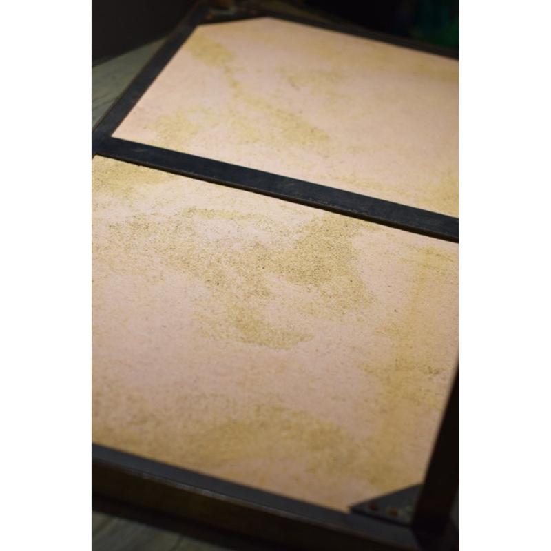 Céramique Table basse en céramique et pierre de lave par Robert et Jean Cloutier Frères en vente