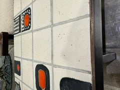 Ceramic coffee table Jacques Blin France 1970