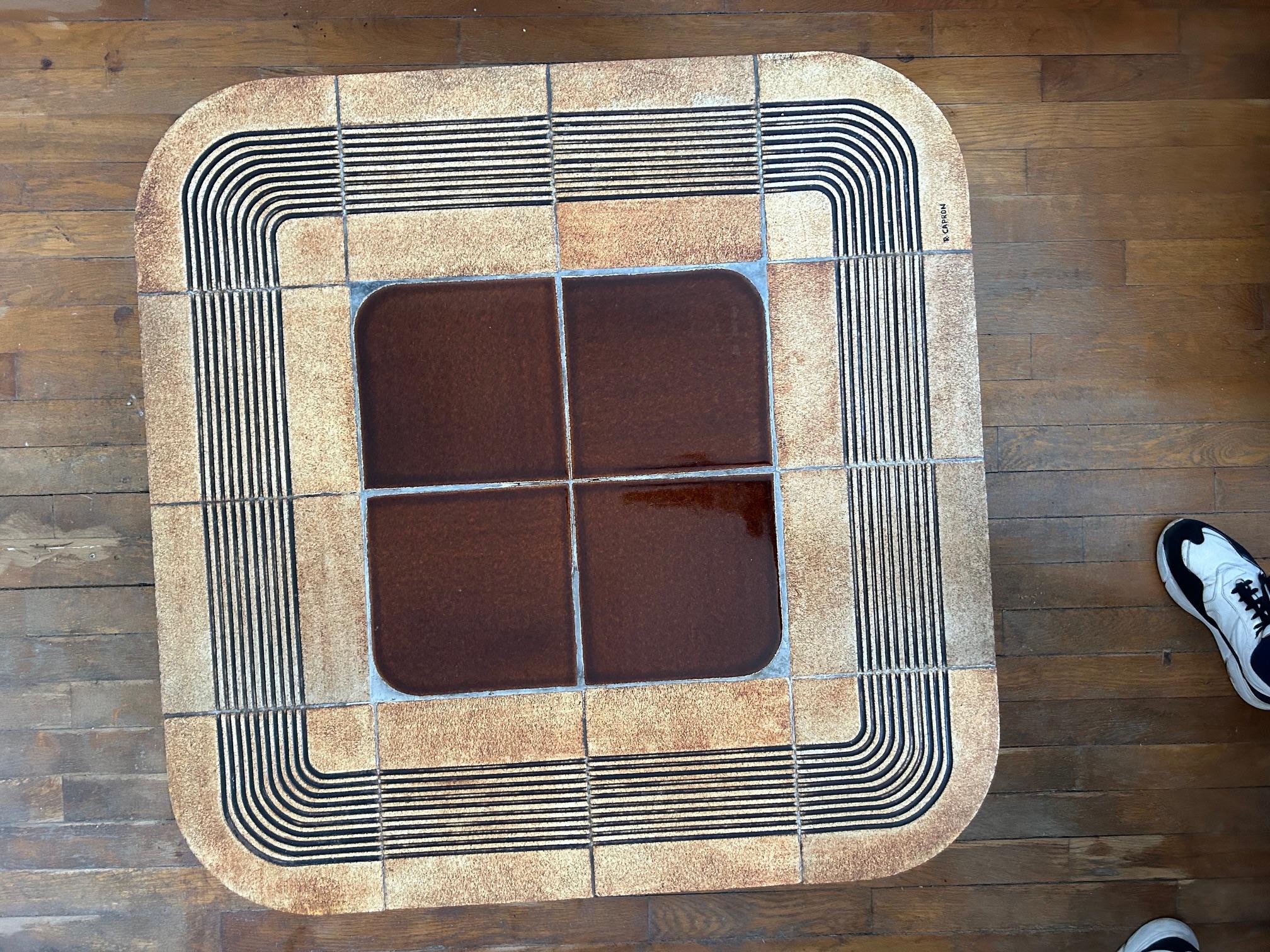 Late 20th Century Ceramic coffee table 