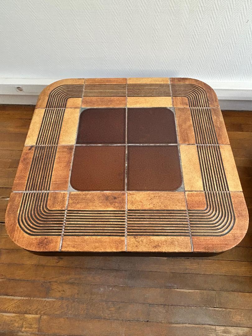 Late 20th Century Ceramic Coffee Table 