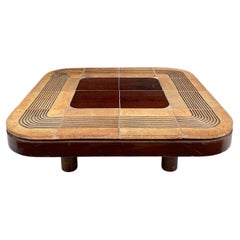 Ceramic Coffee Table "Mambo", Roger Capron, France, Early 1970s