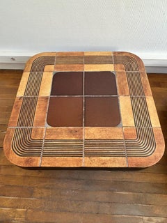 Ceramic Coffee Table "Mambo", Roger Capron, France, Early 1970s