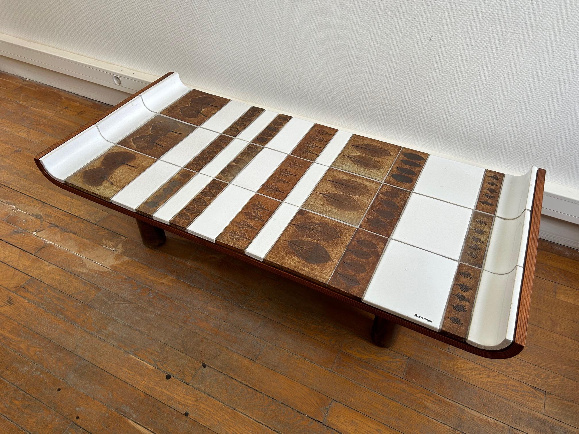 Table bassegode de Roger Capron, France, années 1960 Bon état - En vente à Paris, FR