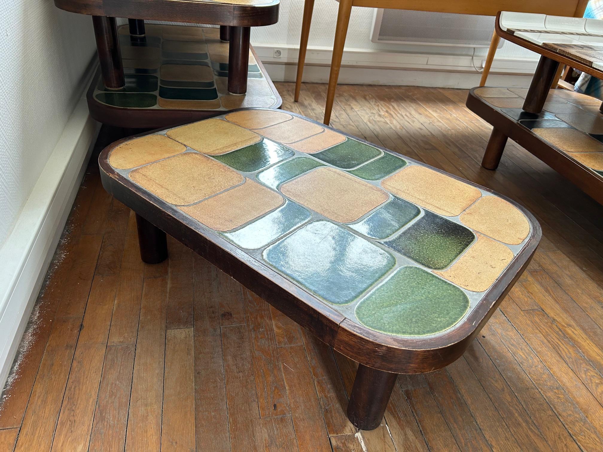 Table basse Shogun de Roger Capron, France, années 1960 3