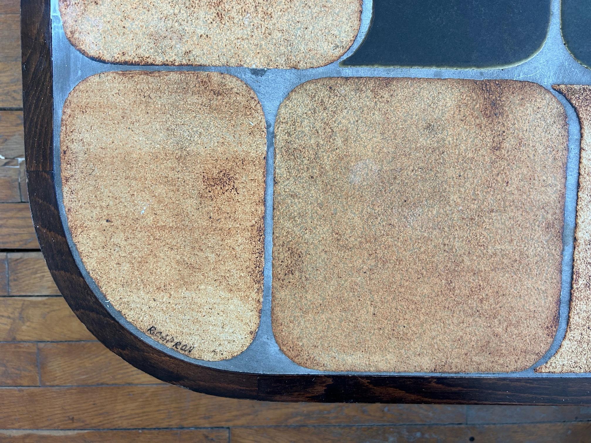 French Ceramic coffee table 