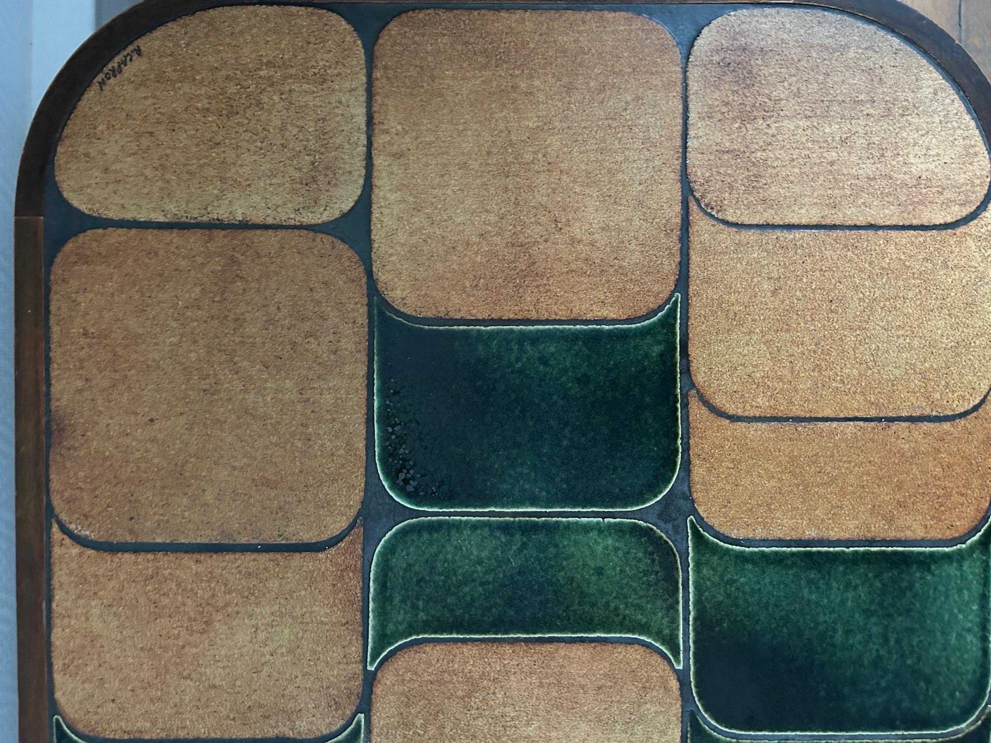 Table basse Shogun de Roger Capron, France, années 1960 Bon état - En vente à Paris, FR