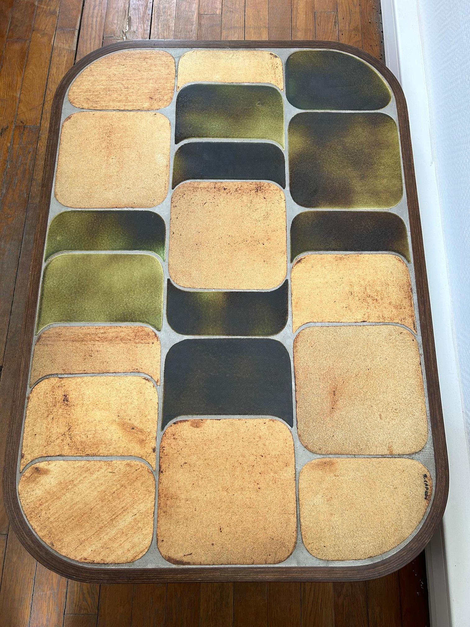 Mesa de centro de cerámica 