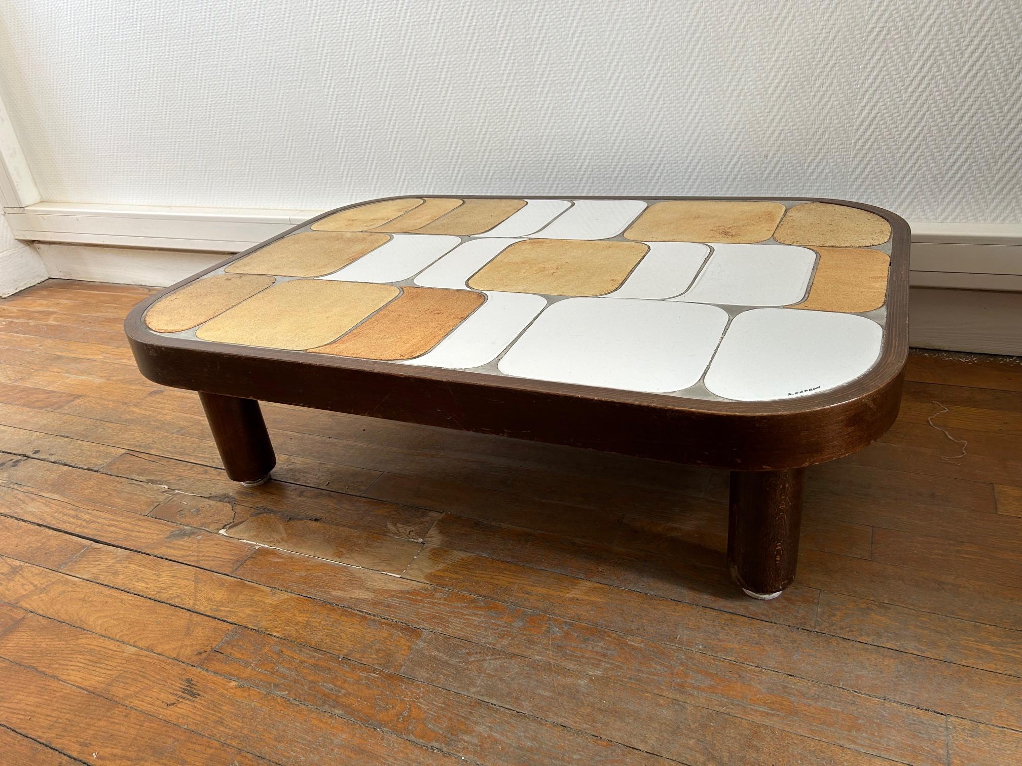 Mid-20th Century Ceramic coffee table 