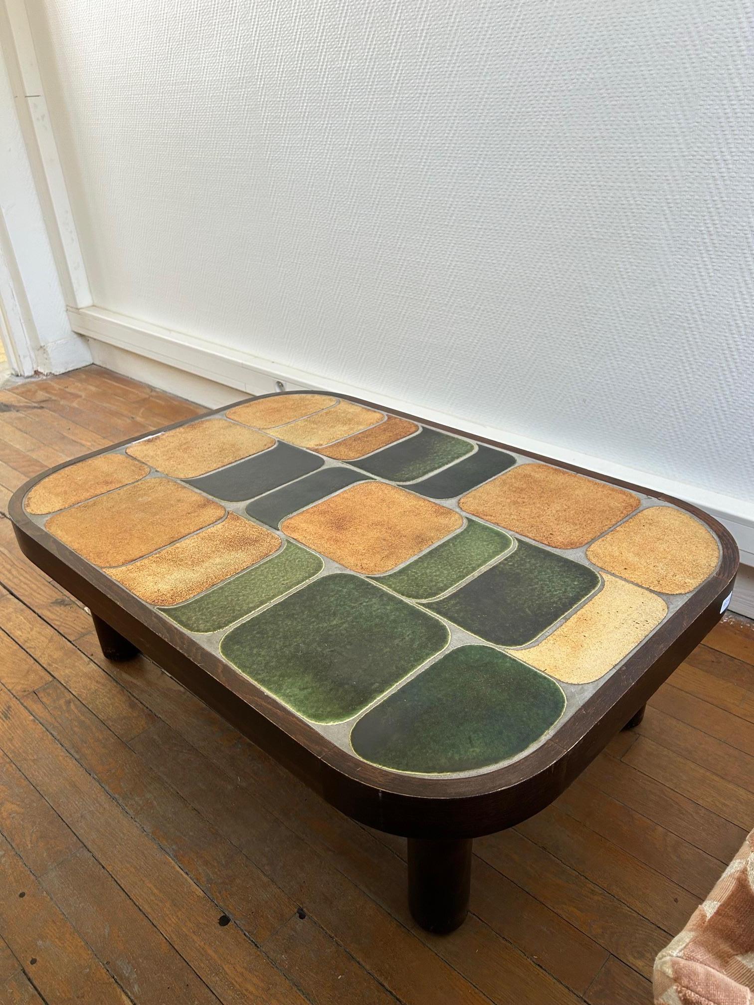 Mid-20th Century Ceramic coffee table 