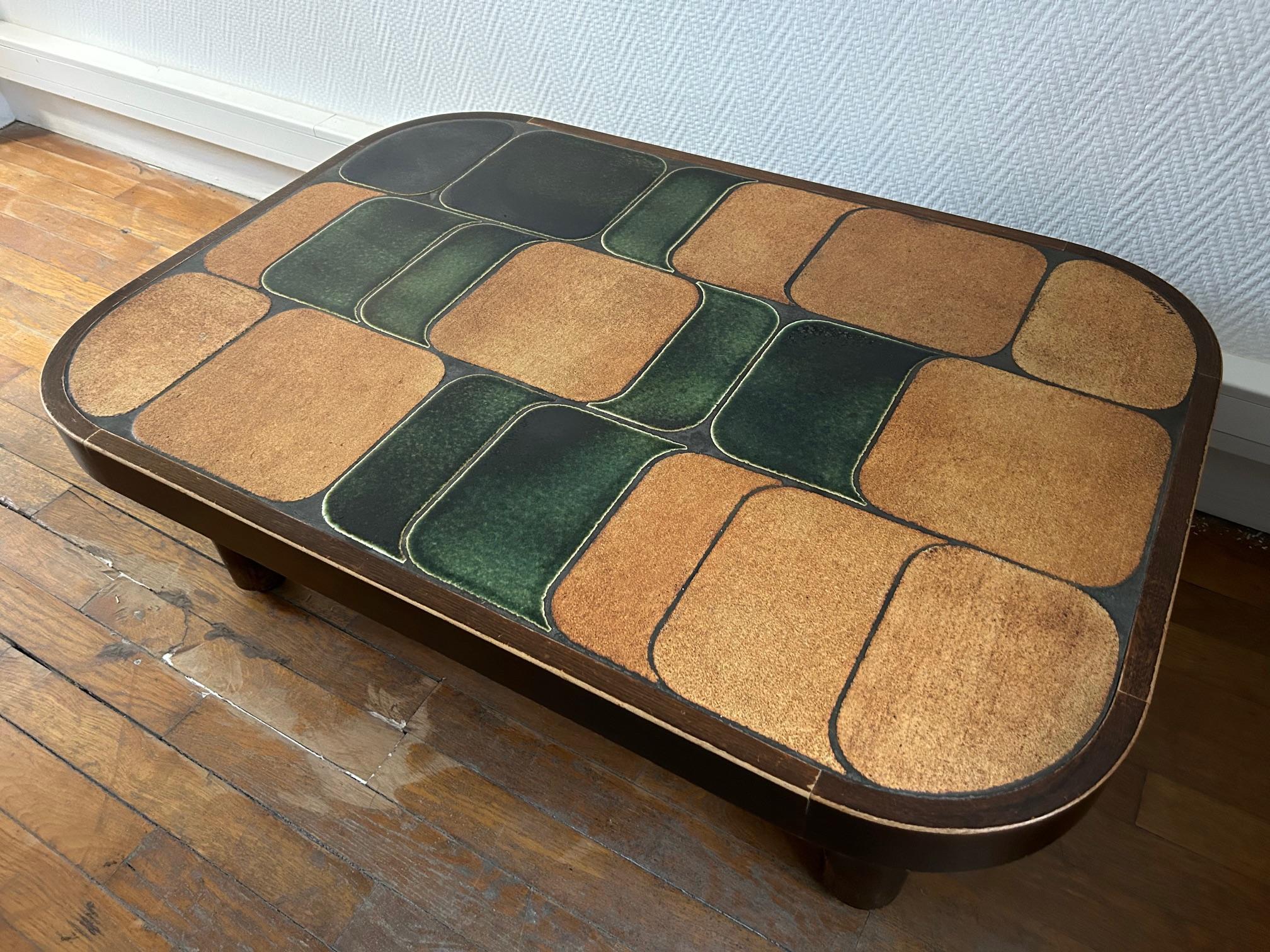 Céramique Table basse Shogun de Roger Capron, France, années 1960 en vente